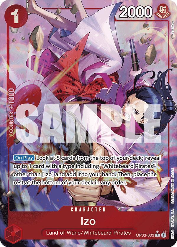 Izo (OP03-003) (Alternate Art) OP03-003 Premium Booster -The Best- Card