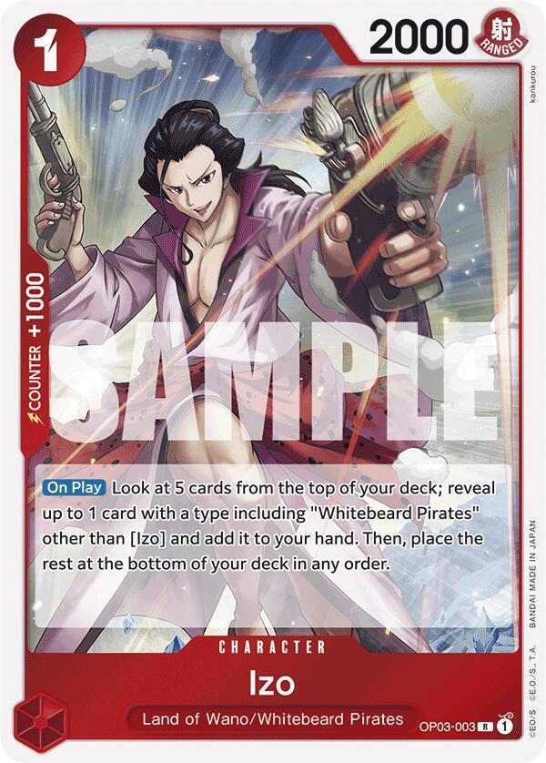 Izo (OP03-003) (Reprint) OP03-003 Premium Booster -The Best- Card