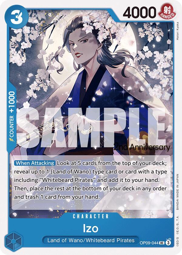 Izo OP09-044 Emperors in the New World: 2nd Anniversary Tournament Cards Card