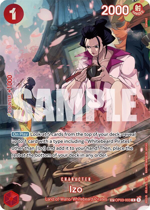Izo (SP) OP03-003 500 Years in the Future Card