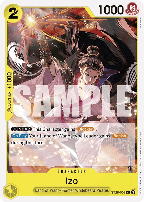 Izo ST28-002 Starter Deck 28: GREEN/YELLOW Yamato Card