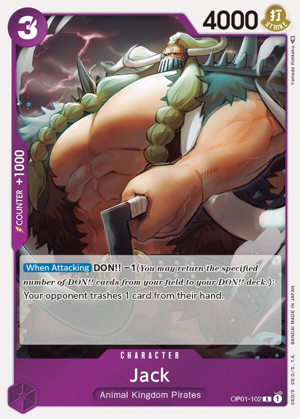 Jack OP01-102 Romance Dawn Card