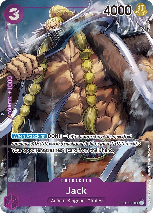 Jack (Parallel) OP01-102 Romance Dawn Card