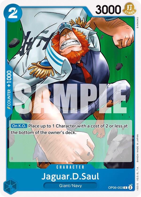 Jaguar.D.Saul OP06-053 Wings of the Captain Card