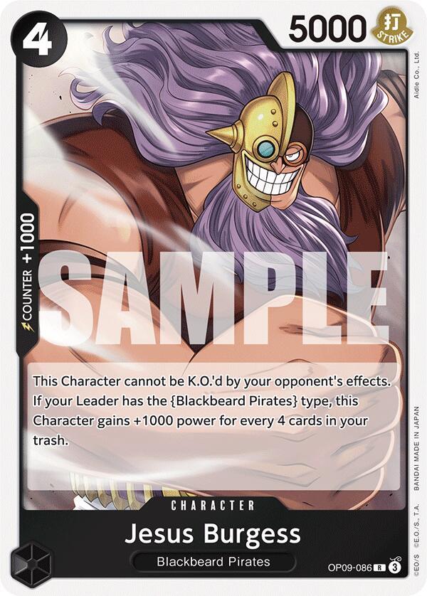 Jesus Burgess OP09-086 Emperors in the New World Card