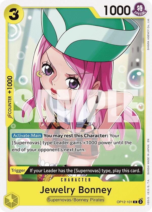 Jewelry Bonney (101) OP12-101 Legacy of the Master Card