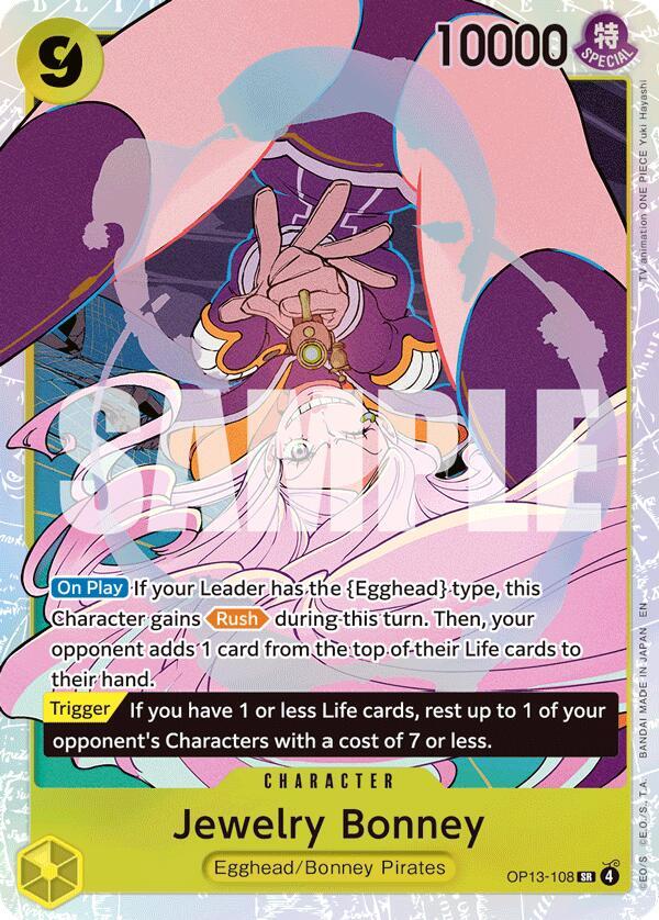 Jewelry Bonney (108) OP13-108 Carrying On His Will Card