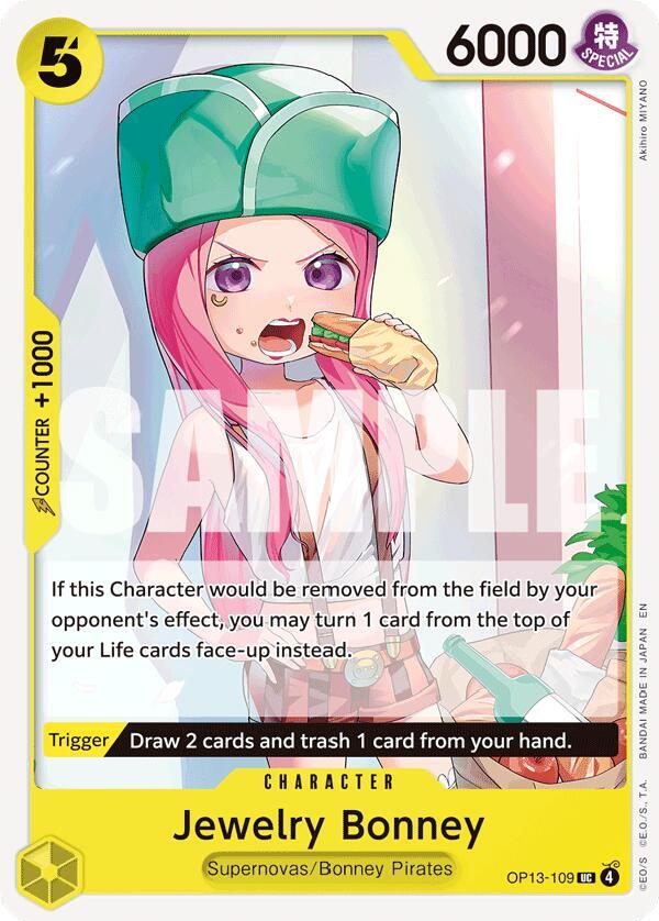 Jewelry Bonney (109) OP13-109 Carrying On His Will Card
