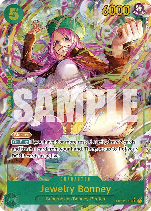Jewelry Bonney (118) (Alternate Art) OP12-118 Legacy of the Master Card
