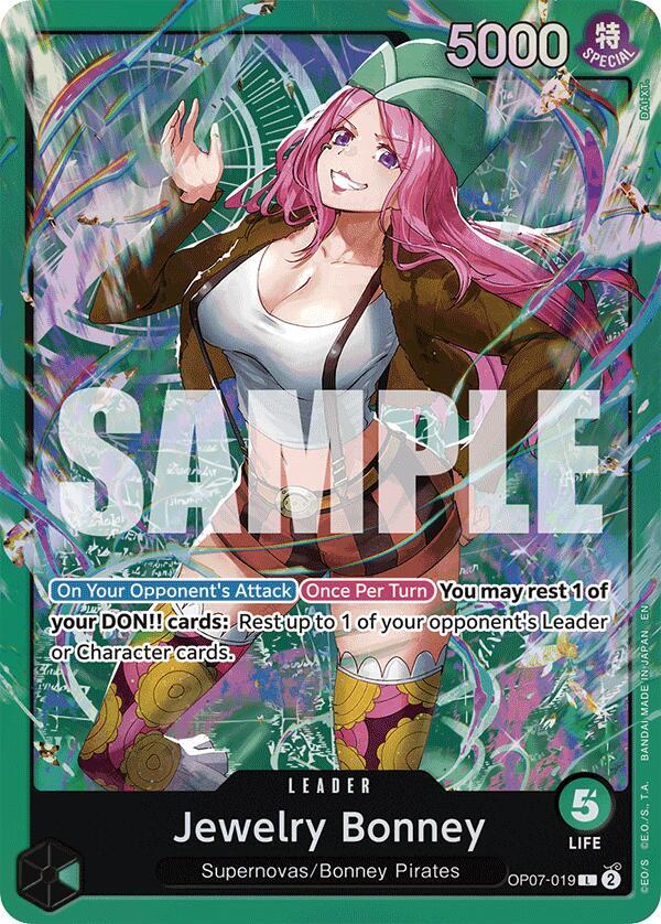 Jewelry Bonney (OP07-019) OP07-019 Starter Deck 24: GREEN Jewelry Bonney Card