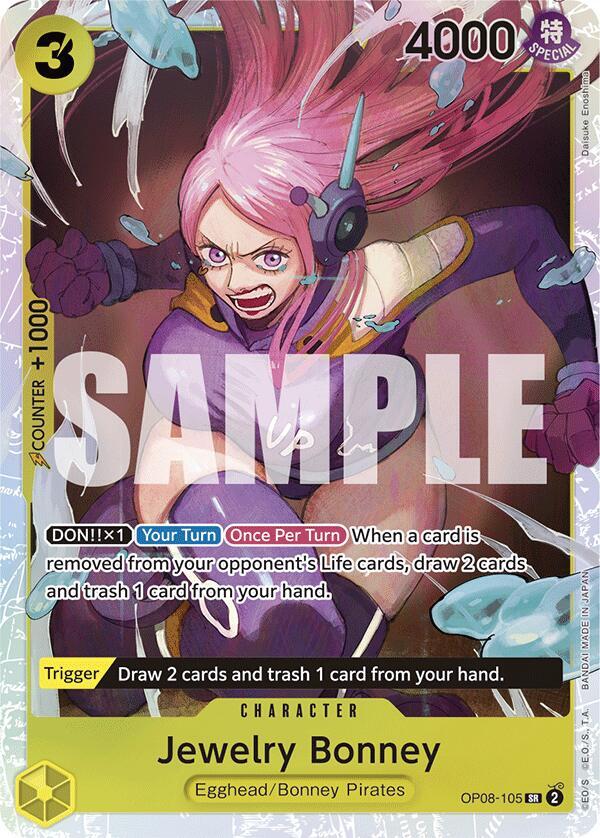 Jewelry Bonney OP08-105 Two Legends Card
