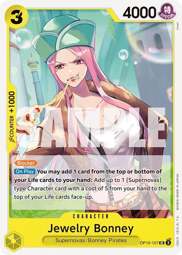 Jewelry Bonney OP10-107 Royal Blood Card