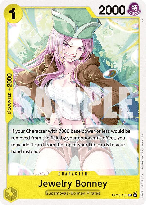 Jewelry Bonney (OP15-105) OP15-105 Adventure on Kami's Island Card