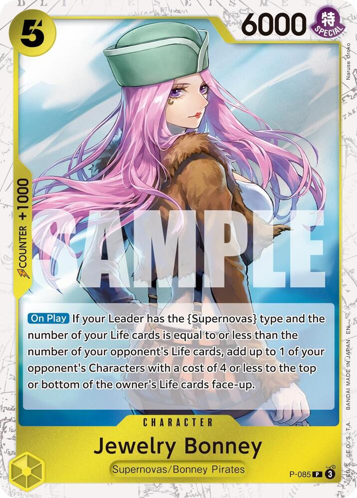 Jewelry Bonney - P-085 (Pirate Foil) P-085 Premium Booster -The Best- Vol. 2 Card
