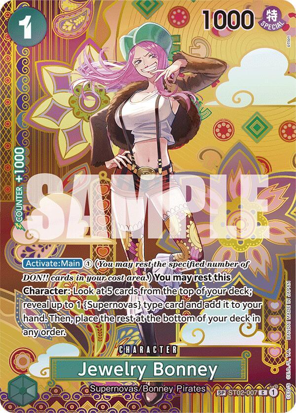Jewelry Bonney (SP) ST02-007 Two Legends Card