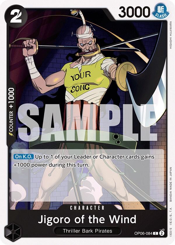 Jigoro of the Wind OP06-084 Wings of the Captain Card