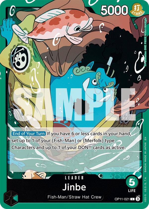 Jinbe (021) OP11-021 A Fist of Divine Speed Card