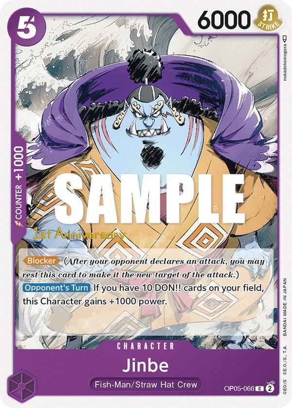 Jinbe OP05-066 Awakening of the New Era: 1st Anniversary Tournament Cards Card