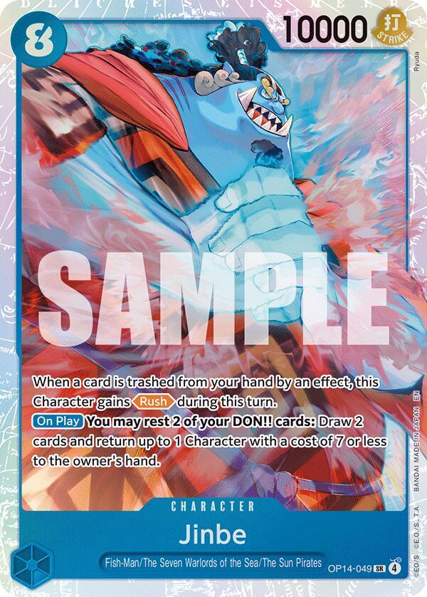 Jinbe - OP14-049 OP14-049 The Azure Sea's Seven Card