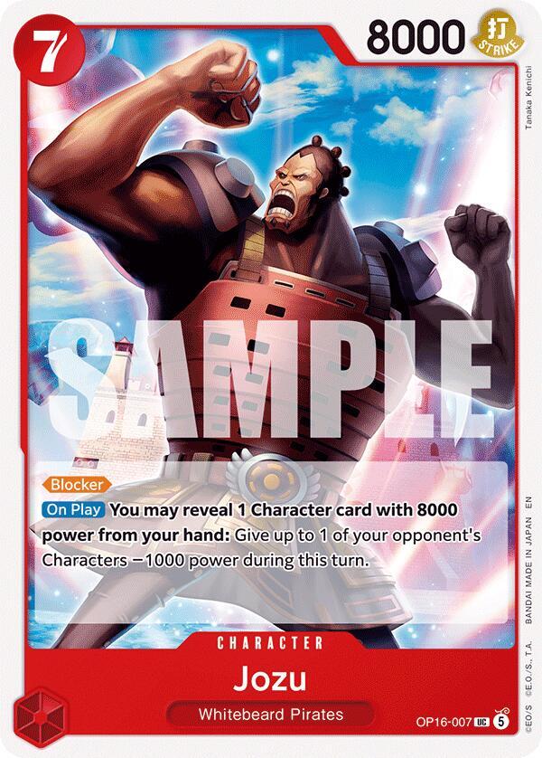 Jozu OP16-007 The Time of Battle Card