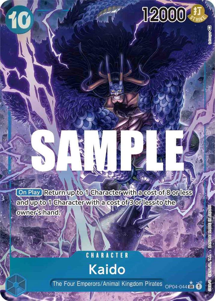 Kaido (Alternate Art) OP04-044 Kingdoms of Intrigue Card