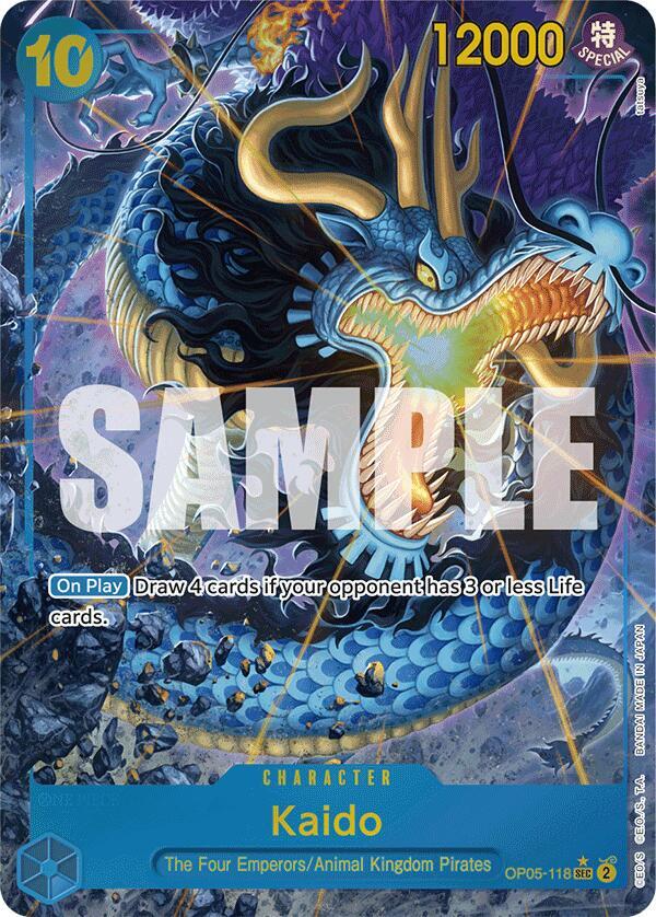 Kaido (OP05-118) (Alternate Art) OP05-118 Premium Booster -The Best- Card