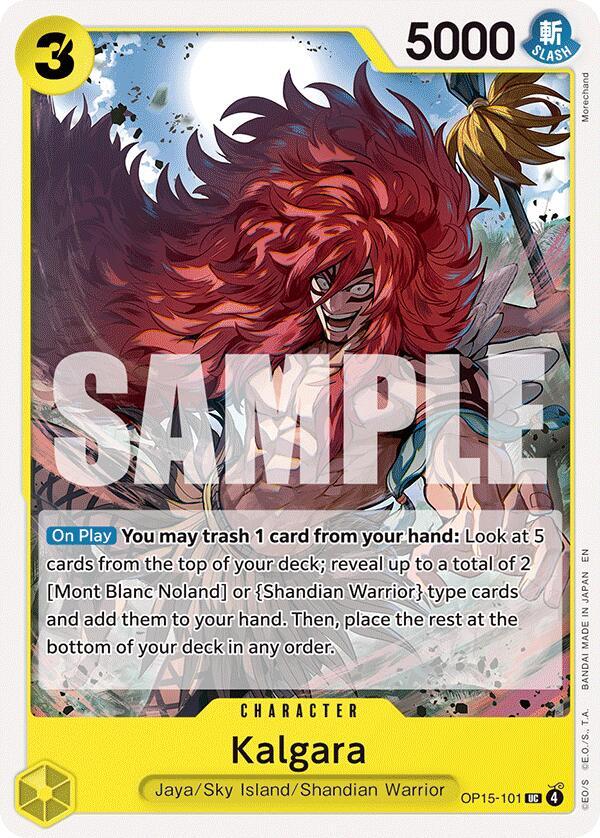 Kalgara OP15-101 Adventure on Kami's Island Card