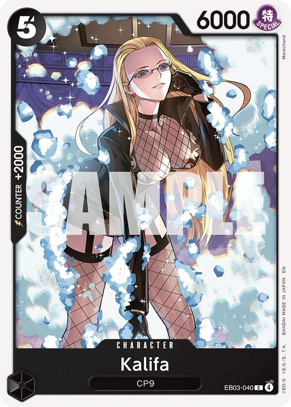 Kalifa EB03-040 Extra Booster: One Piece Heroines Edition Card