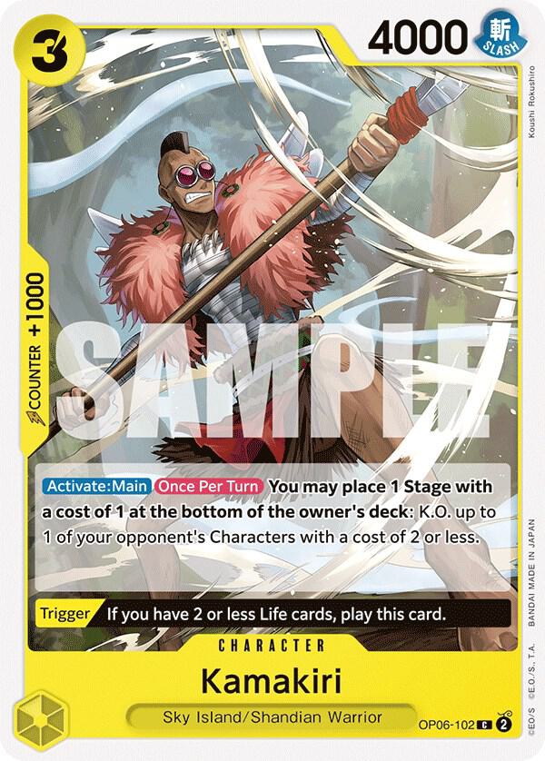 Kamakiri OP06-102 Wings of the Captain Card