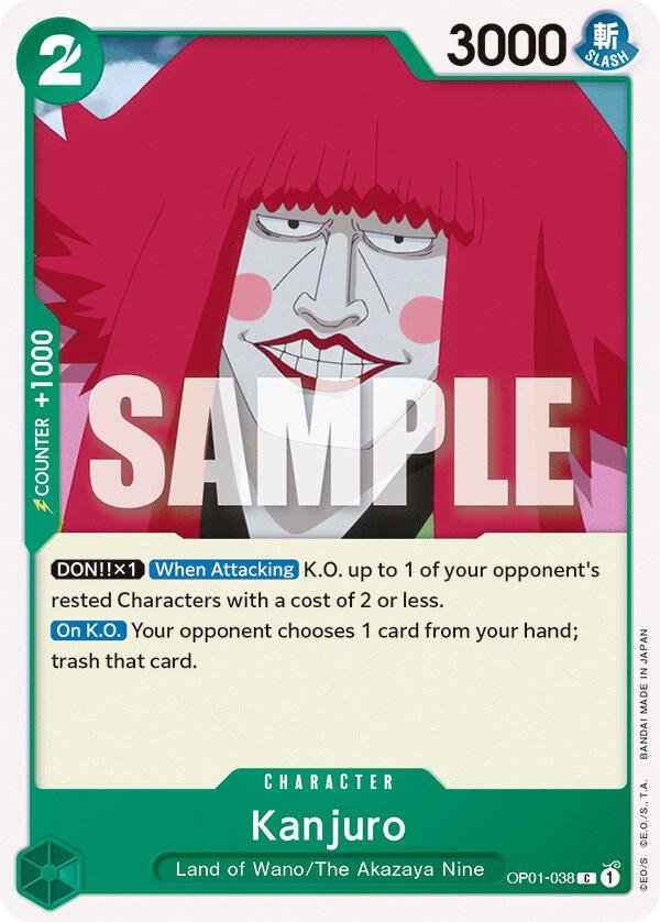 Kanjuro OP01-038 Romance Dawn Card