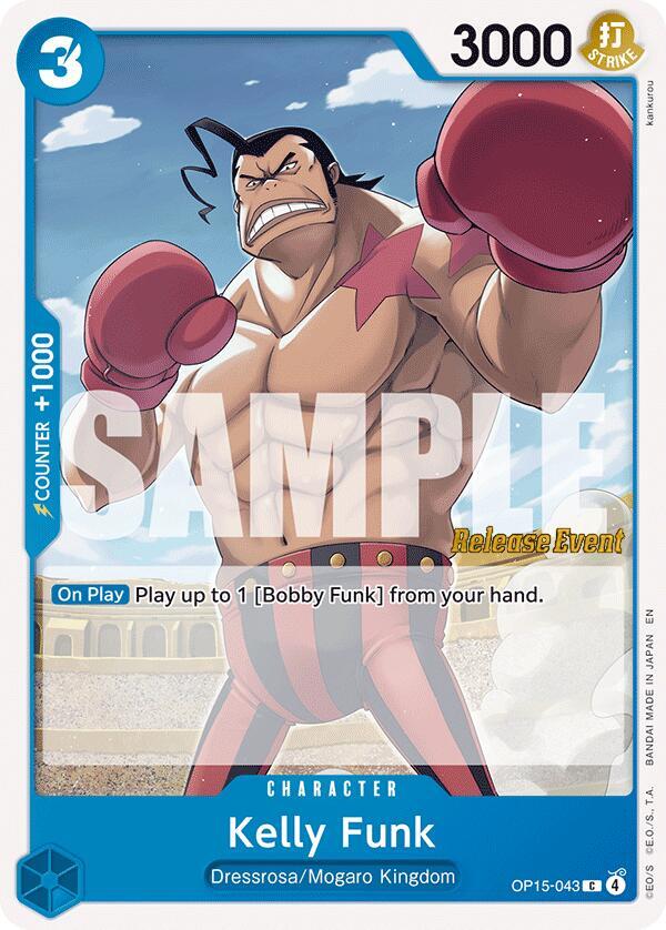 Kelly Funk OP15-043 Adventure on Kami's Island Release Event Cards Card