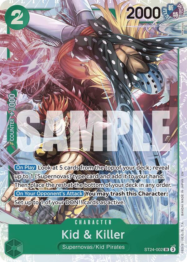 Kid & Killer ST24-002 Starter Deck 24: GREEN Jewelry Bonney Card