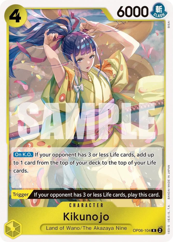 Kikunojo OP06-104 Wings of the Captain Card
