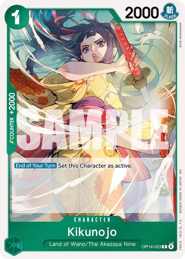 Kikunojo - OP14-023 OP14-023 The Azure Sea's Seven Card