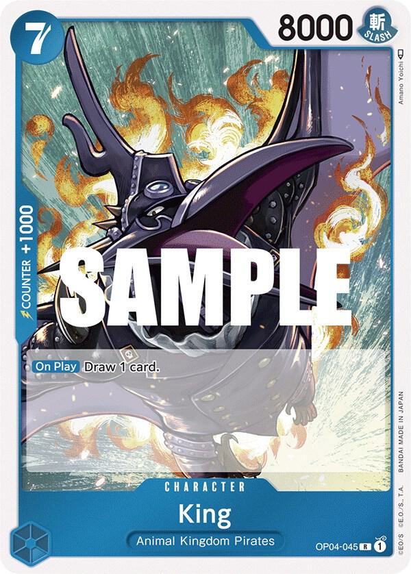 King OP04-045 Kingdoms of Intrigue Card