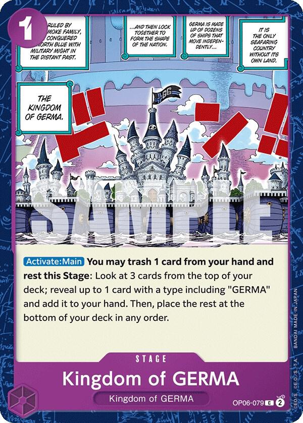 Kingdom of GERMA OP06-079 Wings of the Captain Card