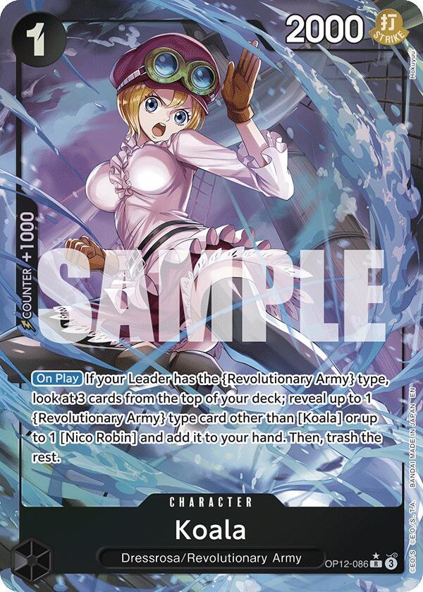 Koala (086) (Alternate Art) OP12-086 Legacy of the Master Card
