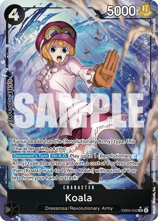 Koala (Alternate Art) EB03-042 Extra Booster: One Piece Heroines Edition Card