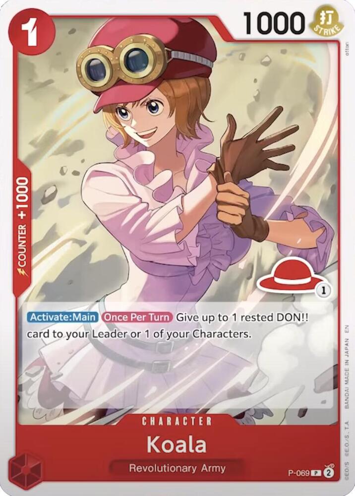Koala (Luffy Deck) P-069 Learn Together Deck Set Card
