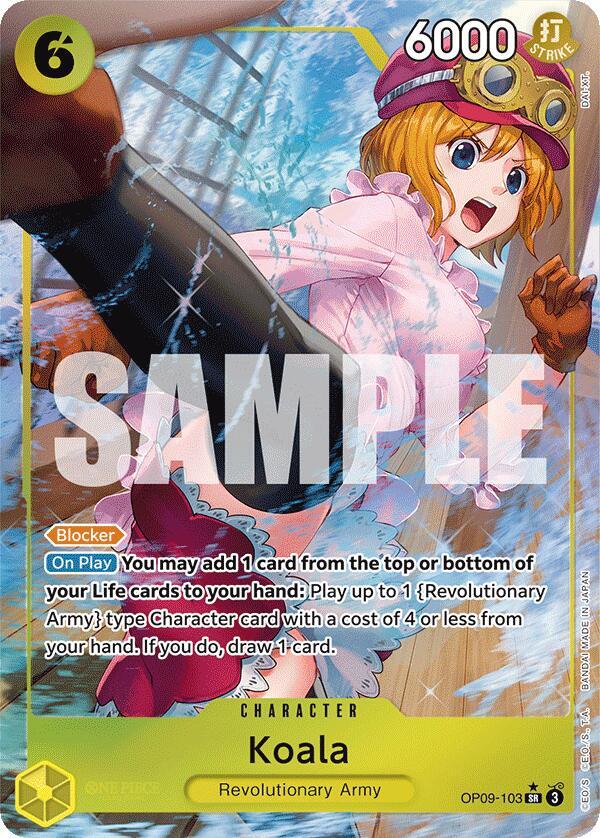 Koala (Parallel) OP09-103 Emperors in the New World Card