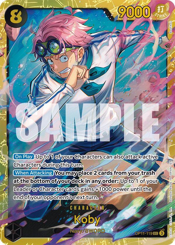 Koby (119) OP11-119 A Fist of Divine Speed Card