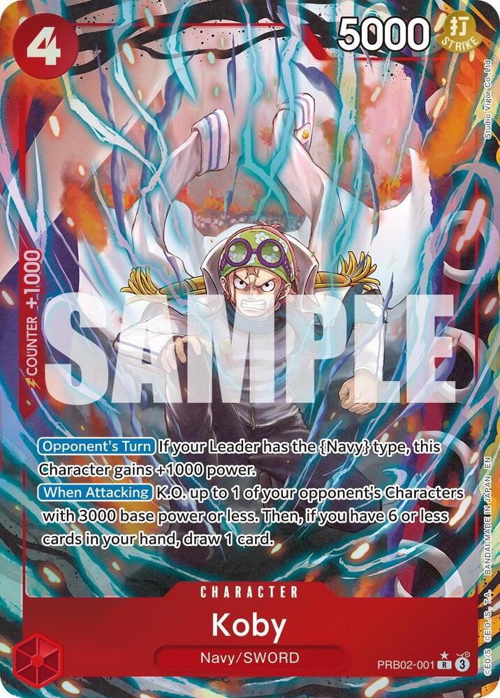 Koby (Alternate Art) PRB02-001 Premium Booster -The Best- Vol. 2 Card