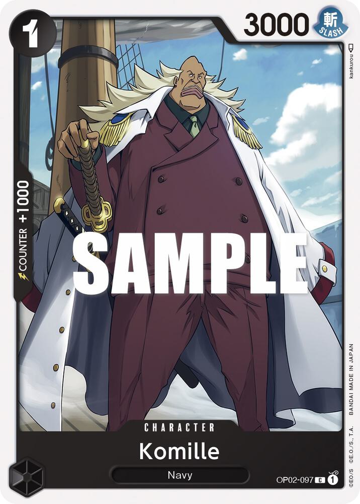 Komille OP02-097 Paramount War Card