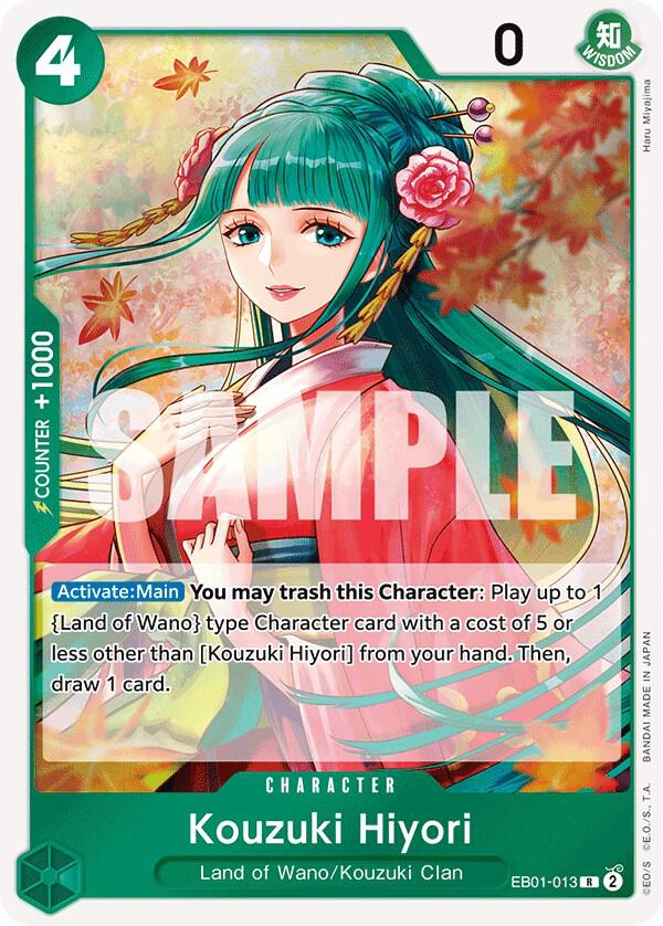 Kouzuki Hiyori EB01-013 Extra Booster: Memorial Collection Card