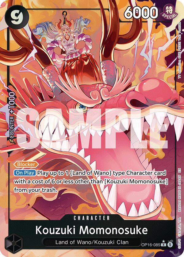 Kouzuki Momonosuke (085) (Alternate Art) OP16-085 The Time of Battle Card