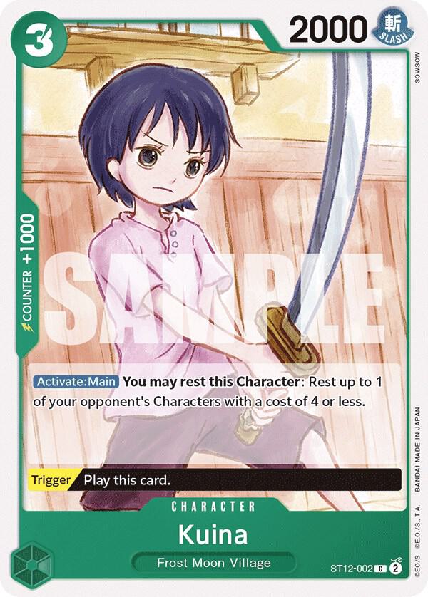 Kuina ST12-002 Starter Deck 12: Zoro and Sanji Card