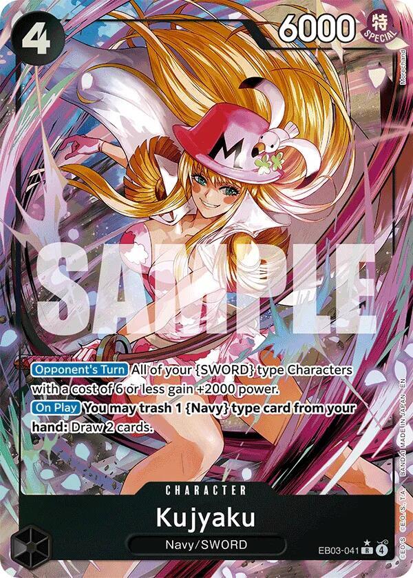 Kujyaku (Alternate Art) EB03-041 Extra Booster: One Piece Heroines Edition Card