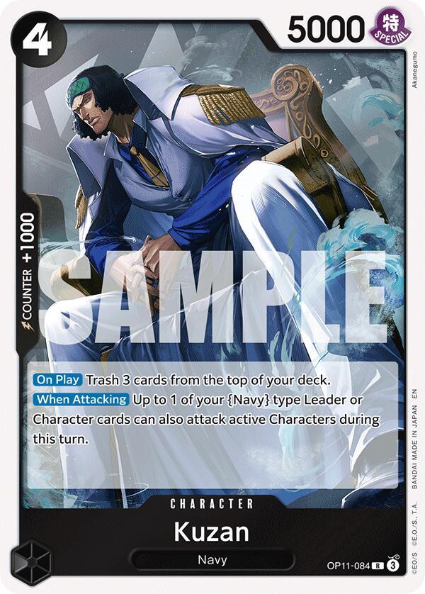 Kuzan OP11-084 A Fist of Divine Speed Card