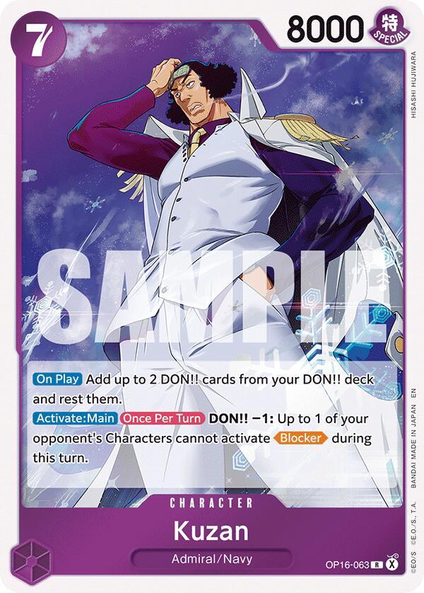 Kuzan OP16-063 The Time of Battle Card