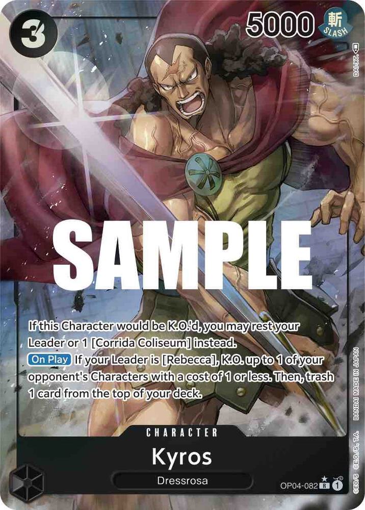 Kyros (Alternate Art) OP04-082 Kingdoms of Intrigue Card